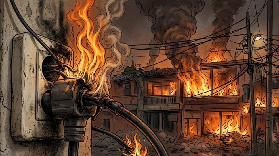 Ratusan Rumah Ludes Dilalap Api, Korsleting Listrik Jadi Momok Menakutkan Warga Jakarta