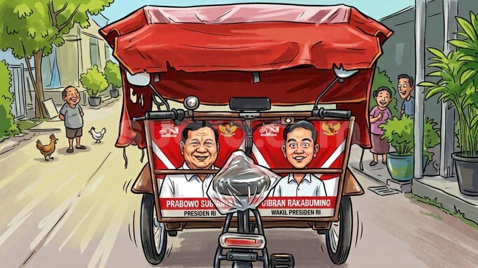 Suasana jalanan di kawasan Malioboro, Yogyakarta, tempat para pengemudi becak mencari nafkah di tengah dinamika ekonomi perkotaan.